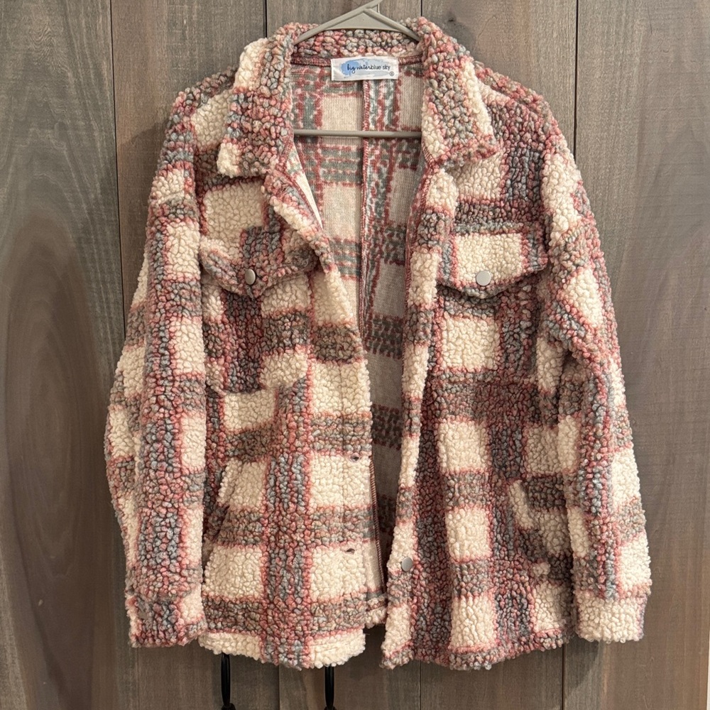 Lizard Thicket | Plaid Teddy Jacket